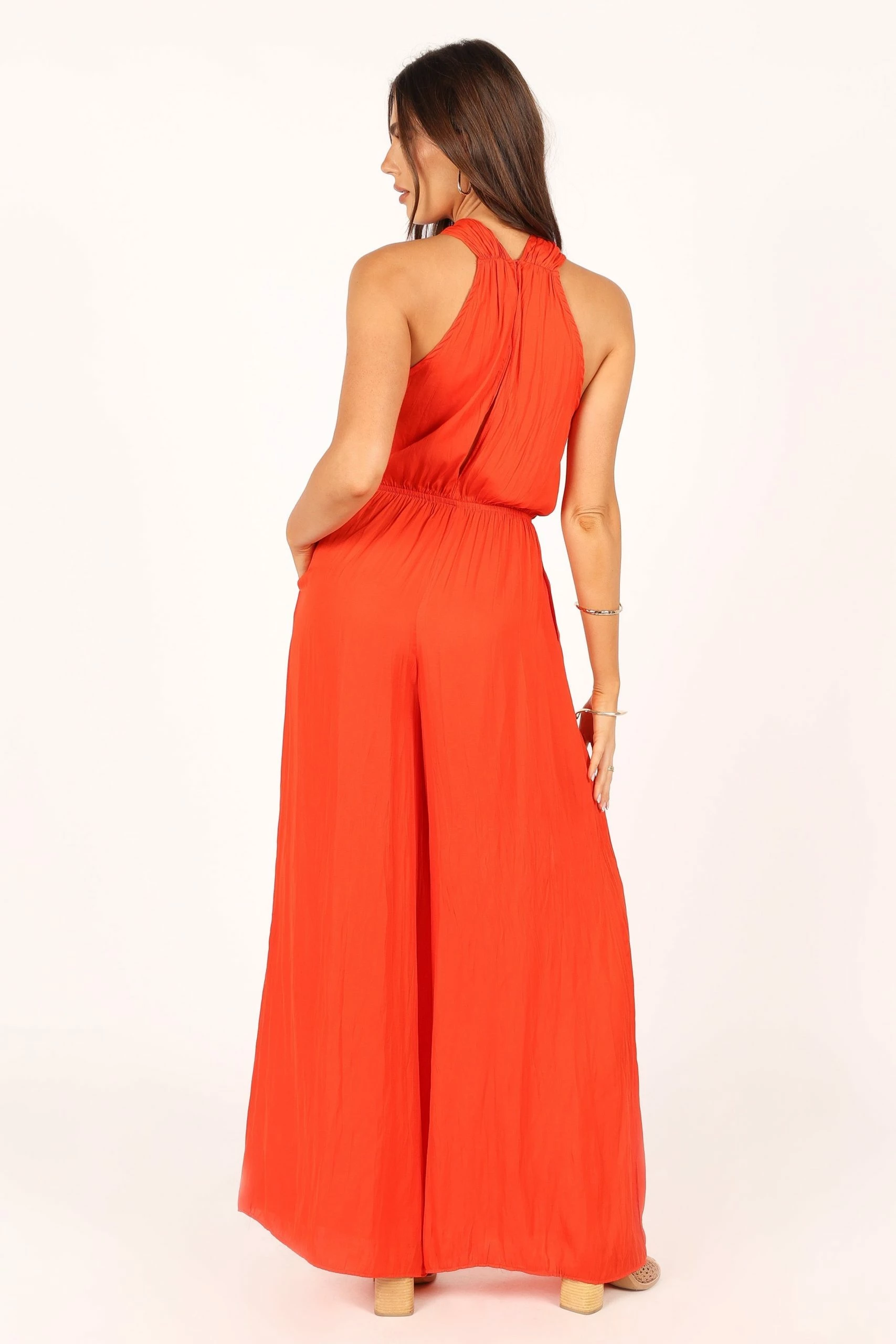 Dylan Wide Leg Jumpsuit - Red 8 Dylan Wide Leg Jumpsuit - Red - Image 8