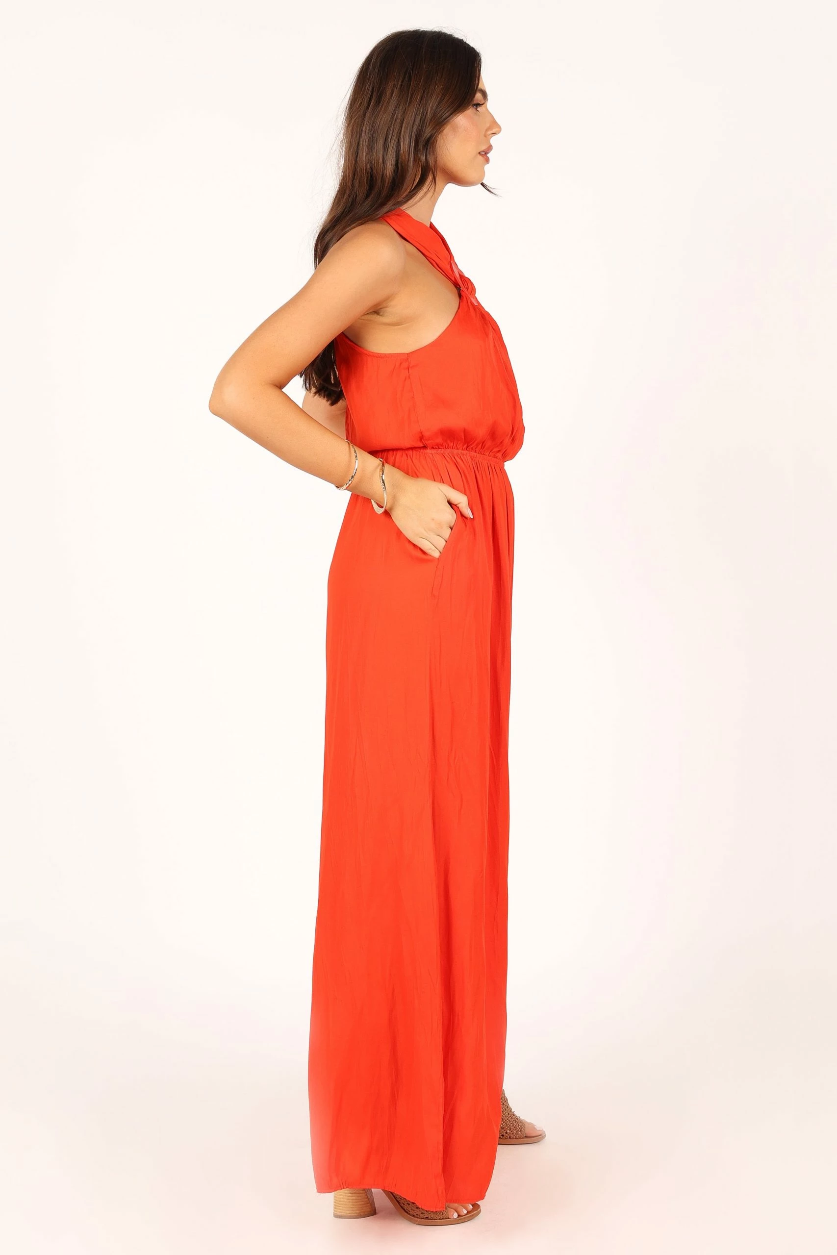 Dylan Wide Leg Jumpsuit - Red 9 Dylan Wide Leg Jumpsuit - Red - Image 9