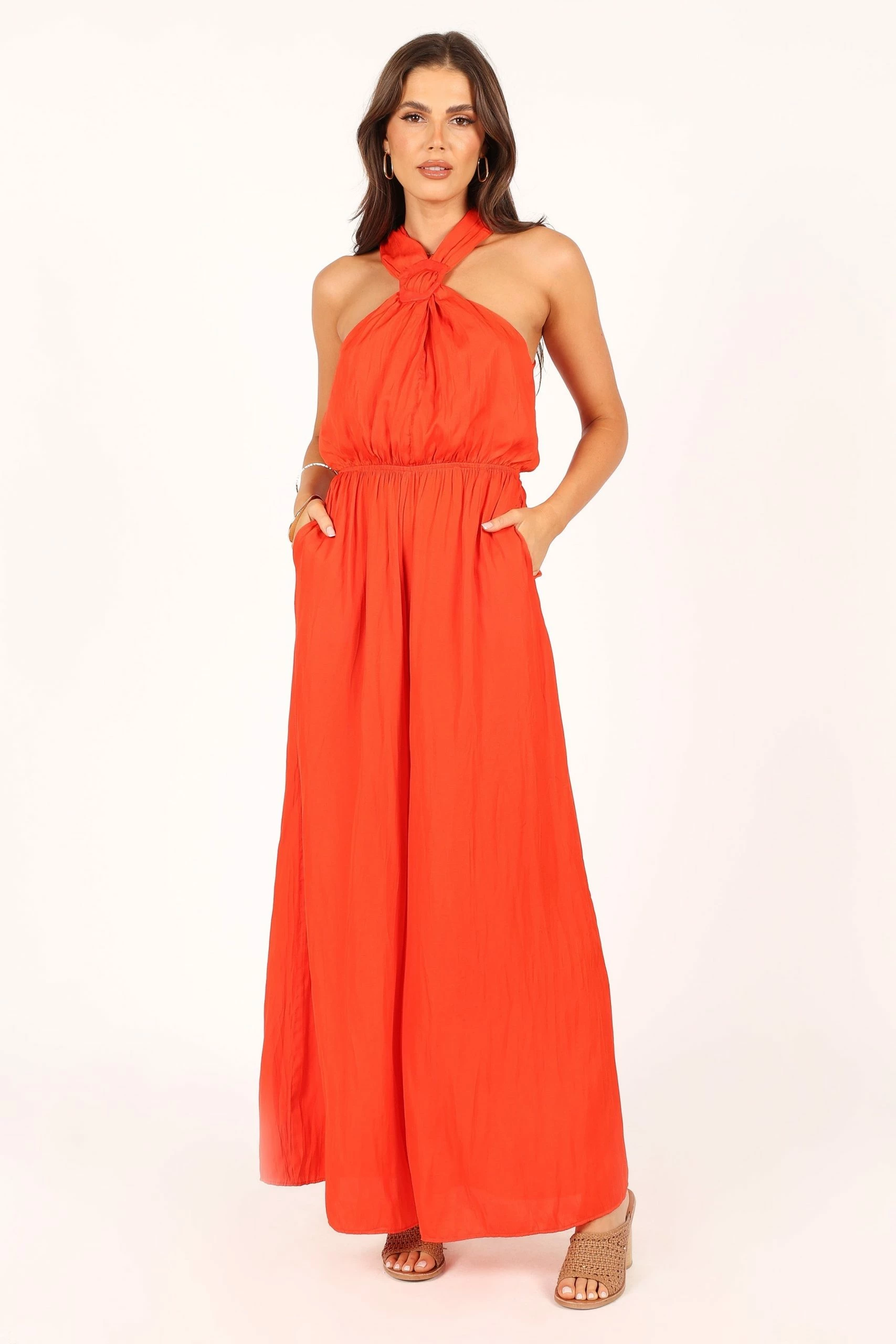 Dylan Wide Leg Jumpsuit - Red 11 Dylan Wide Leg Jumpsuit - Red - Image 11