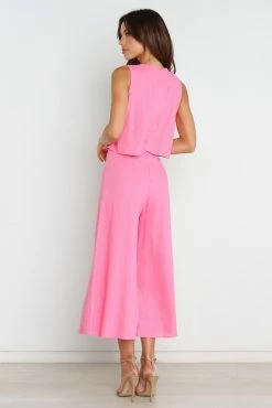 Femme Jumpsuit - Pink -Dress Shop petal and pup usa rompers femme jumpsuit pink 31923369443505