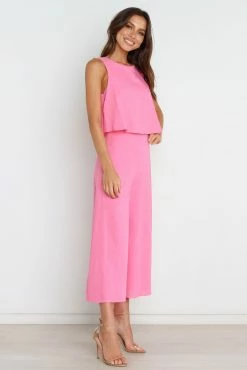 Femme Jumpsuit - Pink -Dress Shop petal and pup usa rompers femme jumpsuit pink 31923369476273