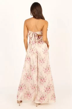Giselle Strapless Jumpsuit - Off White -Dress Shop petal and pup usa rompers giselle strapless jumpsuit off white 33757583212721