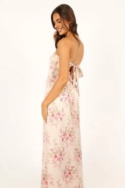 Giselle Strapless Jumpsuit - Off White -Dress Shop petal and pup usa rompers giselle strapless jumpsuit off white 33757583311025