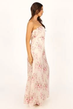 Giselle Strapless Jumpsuit - Off White -Dress Shop petal and pup usa rompers giselle strapless jumpsuit off white 33757583343793