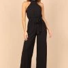 Harper Tie Waist Jumpsuit - Black