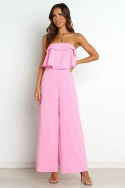 Katia Jumpsuit - Pink -Dress Shop petal and pup usa rompers katia jumpsuit pink 31966016340145