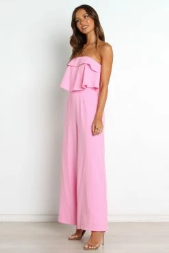 Katia Jumpsuit - Pink -Dress Shop petal and pup usa rompers katia jumpsuit pink 31966016471217