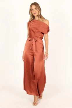 Nikita Jumpsuit - Rust 12 Nikita Jumpsuit - Rust -Dress Shop petal and pup usa rompers nikita jumpsuit rust 33681592123569