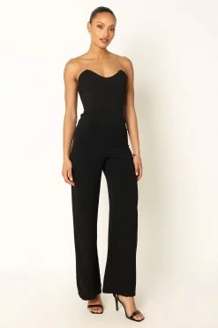 Nyla Sweetheart Jumpsuit - Black -Dress Shop petal and pup usa rompers nyla sweetheart jumpsuit black 33968187867313