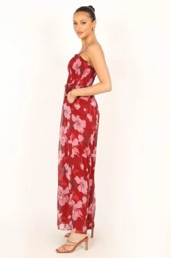Quinn Wide Leg Jumpsuit - Scarlet -Dress Shop petal and pup usa rompers quinn wide leg jumpsuit scarlet 33810814402737