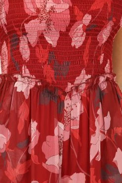 Quinn Wide Leg Jumpsuit - Scarlet -Dress Shop petal and pup usa rompers quinn wide leg jumpsuit scarlet 33810814468273