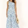 Rae Jumpsuit - Blue Floral