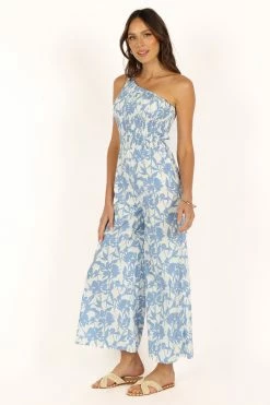 Rae Jumpsuit - Blue Floral 12 Rae Jumpsuit - Blue Floral -Dress Shop petal and pup usa rompers rae jumpsuit blue floral 33681597857969