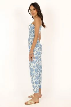 Rae Jumpsuit - Blue Floral 13 Rae Jumpsuit - Blue Floral -Dress Shop petal and pup usa rompers rae jumpsuit blue floral 33681597890737