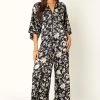 Sasha Jumpsuit - Black Floral