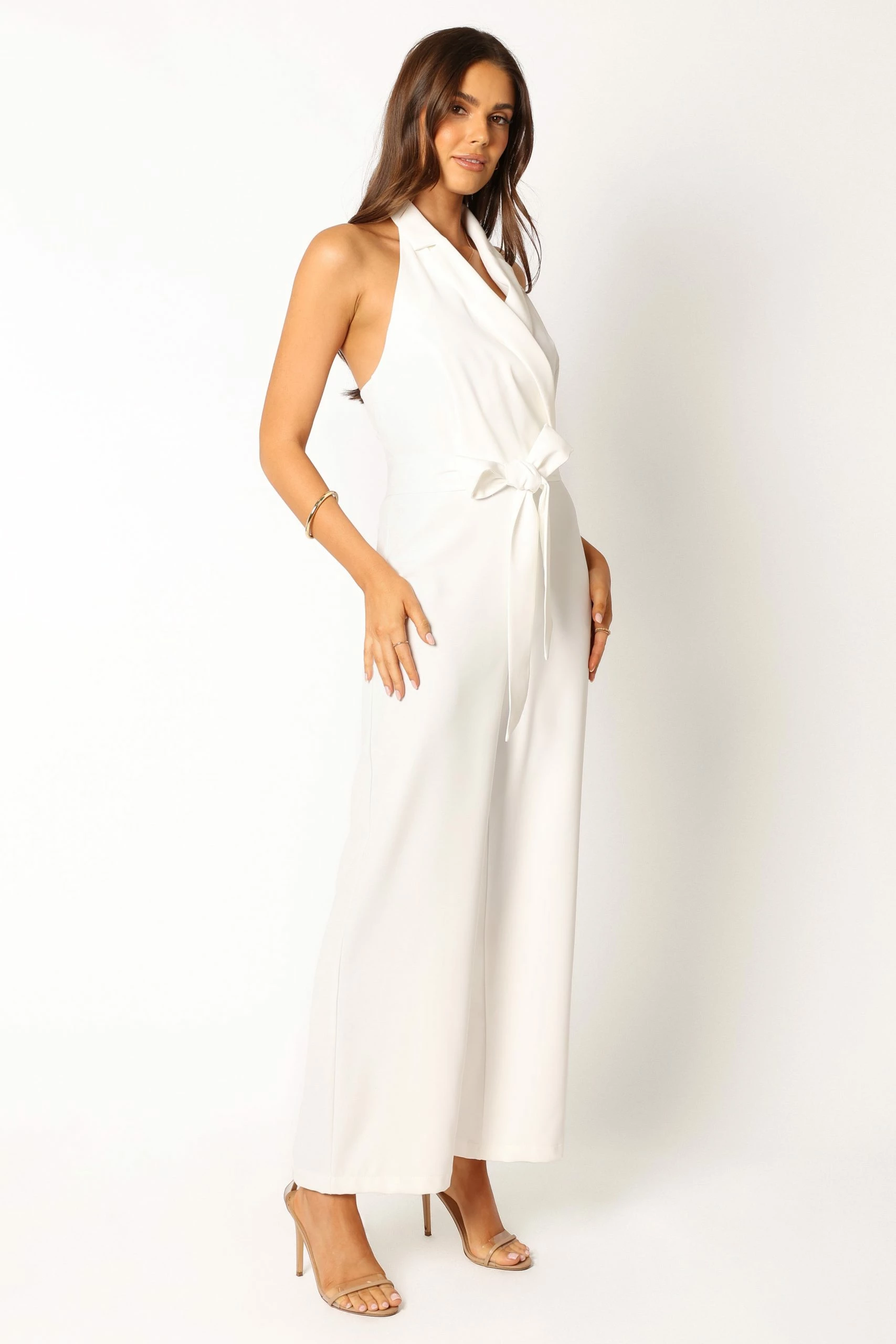 Tally Jumpsuit - White 1 Tally Jumpsuit - White