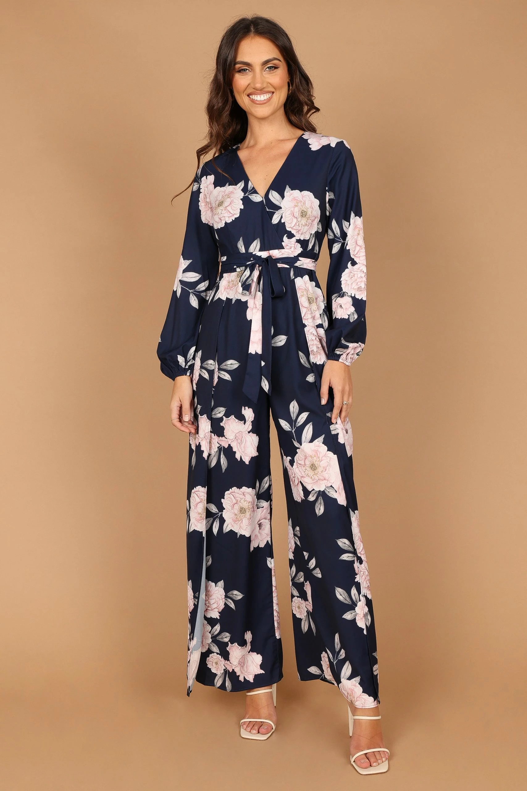 Valentina Split Jumpsuit - Navy 6 Valentina Split Jumpsuit - Navy - Image 6
