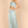 Clover Shirred Two Piece Set - Blue