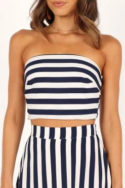 Elijah Set - Navy/White -Dress Shop petal and pup usa sets elijah set navy white 33643508236465