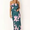 Portia Two Piece Set - Teal Floral