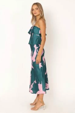 Portia Two Piece Set - Teal Floral -Dress Shop petal and pup usa sets portia two piece set teal floral 33928712880305