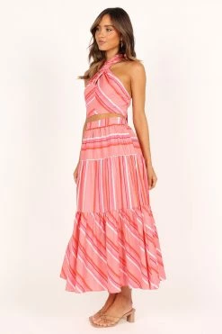 Sophia Set - Pink Stripe -Dress Shop petal and pup usa sets sophia set pink stripe 33487863546033