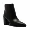 Block Heel Boot - Black