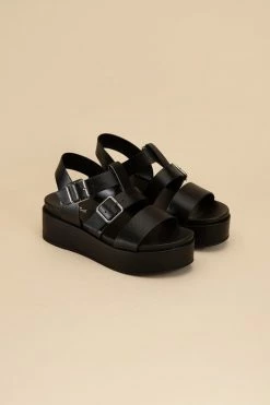 Drifter Platform Sandal - Black -Dress Shop petal and pup usa shoes drifter platform sandal black 33585725046961