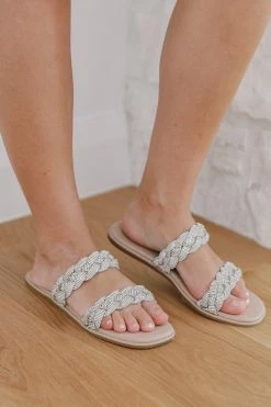 Glamour Rhinestone Sandal - Latte -Dress Shop petal and pup usa shoes glamour rhinestone sandal latte 33543061799089