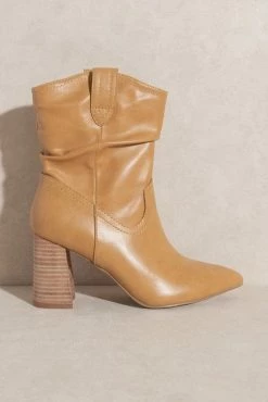 Mavis Western Style Boots - Tan 9 Mavis Western Style Boots - Tan -Dress Shop petal and pup usa shoes mavis western style boots tan 32776946942129