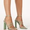 Paulina Heel - Mint Croc