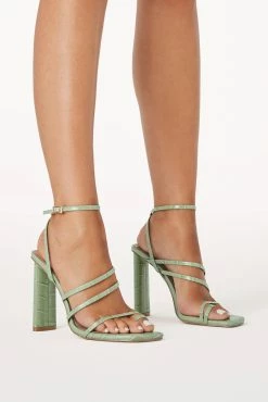 Paulina Heel - Mint Croc