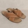 Stella Criss Cross Sandal - Brown