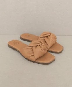 Zaina Knotted Sandal - Camel -Dress Shop petal and pup usa shoes zaina knotted sandal camel 33585724915889
