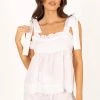 Libby Linen Frill Set - Ivory