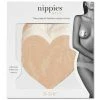 Nippies Basics Adhesive Nipple Covers Heart - Creme