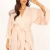 Nuala Linen Robe - Blush