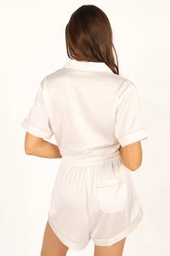 Samara Piping Set - Ivory -Dress Shop petal and pup usa swim intimates samara piping set ivory 33846822240433