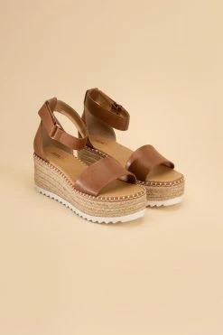Tucker Platform Sandal - Tan -Dress Shop petal and pup usa tuckin s platform sandals 33585722687665