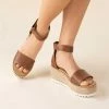 Tucker Platform Sandal - Tan