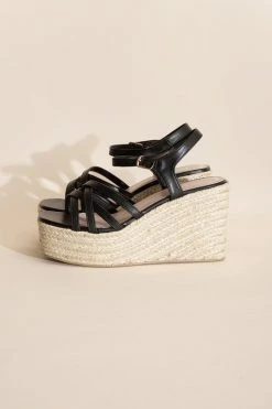 Webster Wedge Heel - Black -Dress Shop petal and pup usa webster 3 wedge sandal platform heels 33358774501553